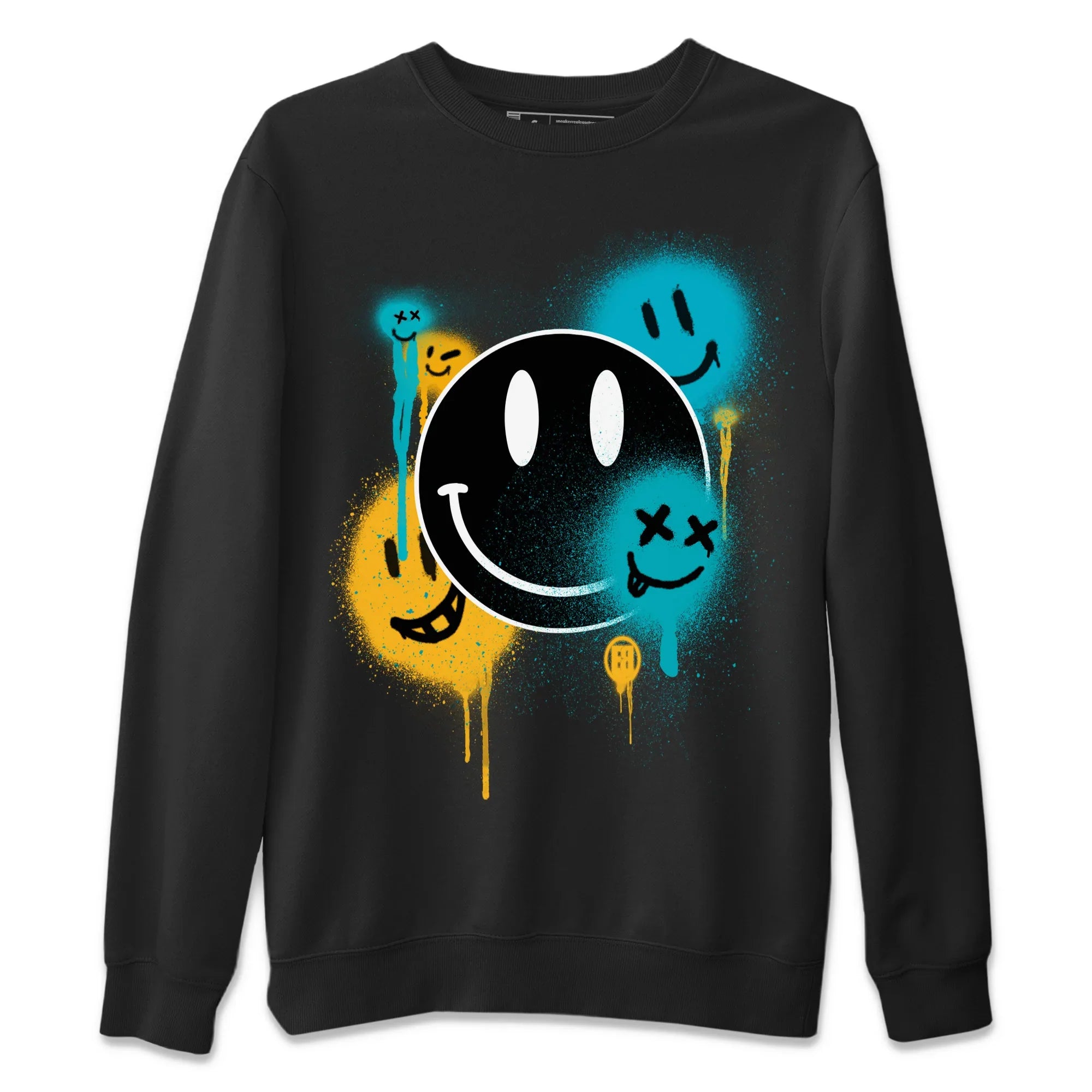 Jordan 5 Aqua Sneaker Match Tees Smile Painting Sneaker Tees Jordan 5 Aqua Sneaker Release Tees Unisex Shirts