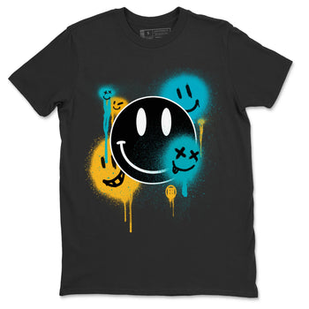 Jordan 5 Aqua Sneaker Match Tees Smile Painting Sneaker Tees Jordan 5 Aqua Sneaker Release Tees Unisex Shirts