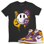 Jordan 1 Brotherhood Sneaker Match Tees Smile Painting Sneaker Tees Jordan 1 Brotherhood Sneaker Release Tees Unisex Shirts