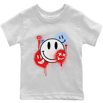 Jordan 6 Red Velvet Cookies Sneaker Match Tees Smile Painting Sneaker Tees Jordan 6 Red Velvet Cookies Sneaker Release Tees Kids Shirts
