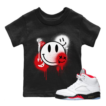 SNRT Sneaker Tees Sneaker Match Tees Smile Painting Sneaker Tees SNRT Sneaker Tees Sneaker Release Tees Kids Shirts