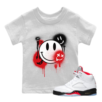 SNRT Sneaker Tees Sneaker Match Tees Smile Painting Sneaker Tees SNRT Sneaker Tees Sneaker Release Tees Kids Shirts