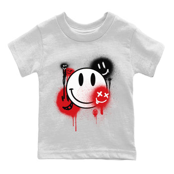 SNRT Sneaker Tees Sneaker Match Tees Smile Painting Sneaker Tees SNRT Sneaker Tees Sneaker Release Tees Kids Shirts