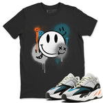 Yeezy 700 Wave Runner Sneaker Match Tees Smile Painting Sneaker Tees Yeezy 700 Wave Runner Sneaker Release Tees Unisex Shirts