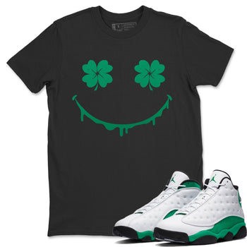 Jordan 13 Lucky Green Sneaker Match Tees Smiley Face Sneaker Tees Jordan 13 Lucky Green Sneaker Release Tees Unisex Shirts