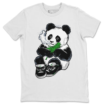 Jordan 3 Pine Green Sneaker Match Tees Smoking Panda Sneaker Tees Jordan 3 Pine Green Sneaker Release Tees Unisex Shirts
