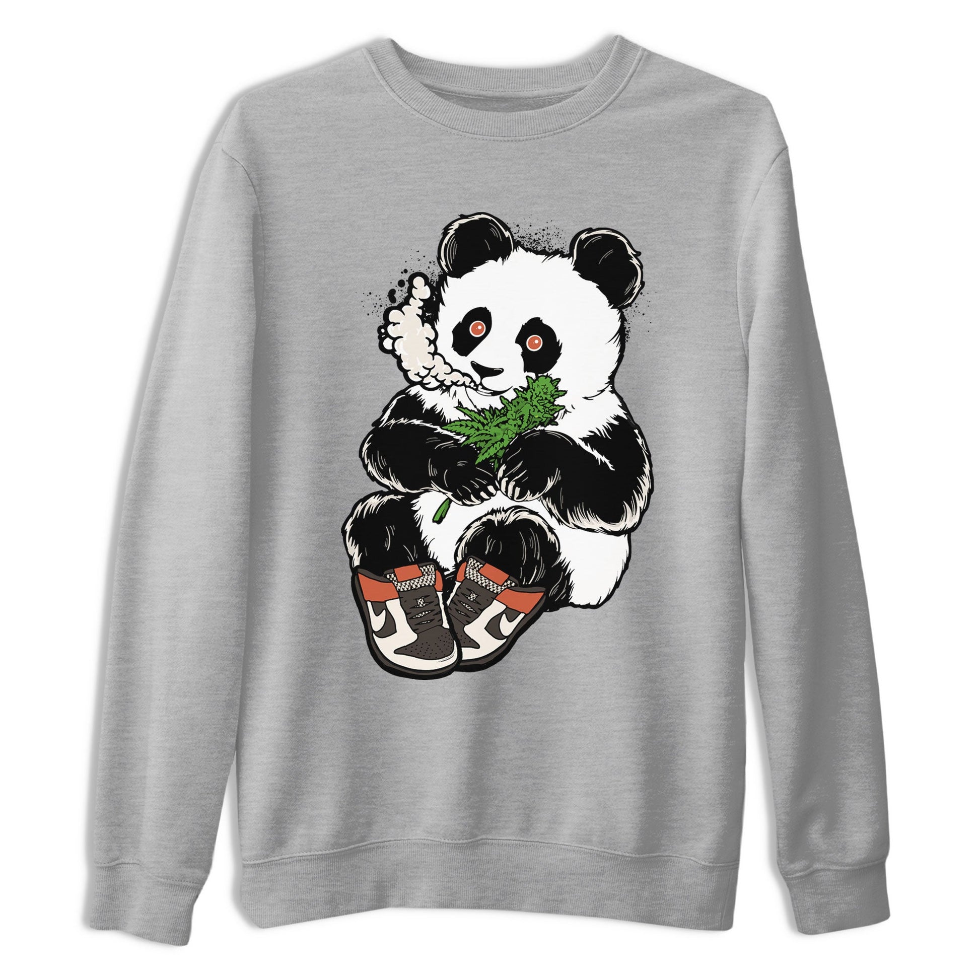 Nike Dunk Low Red Panda shirt to match jordans Smoking Panda sneaker tees Dunk Red Panda SNRT Sneaker Release Tees Unisex Heather Grey 2 T-Shirt
