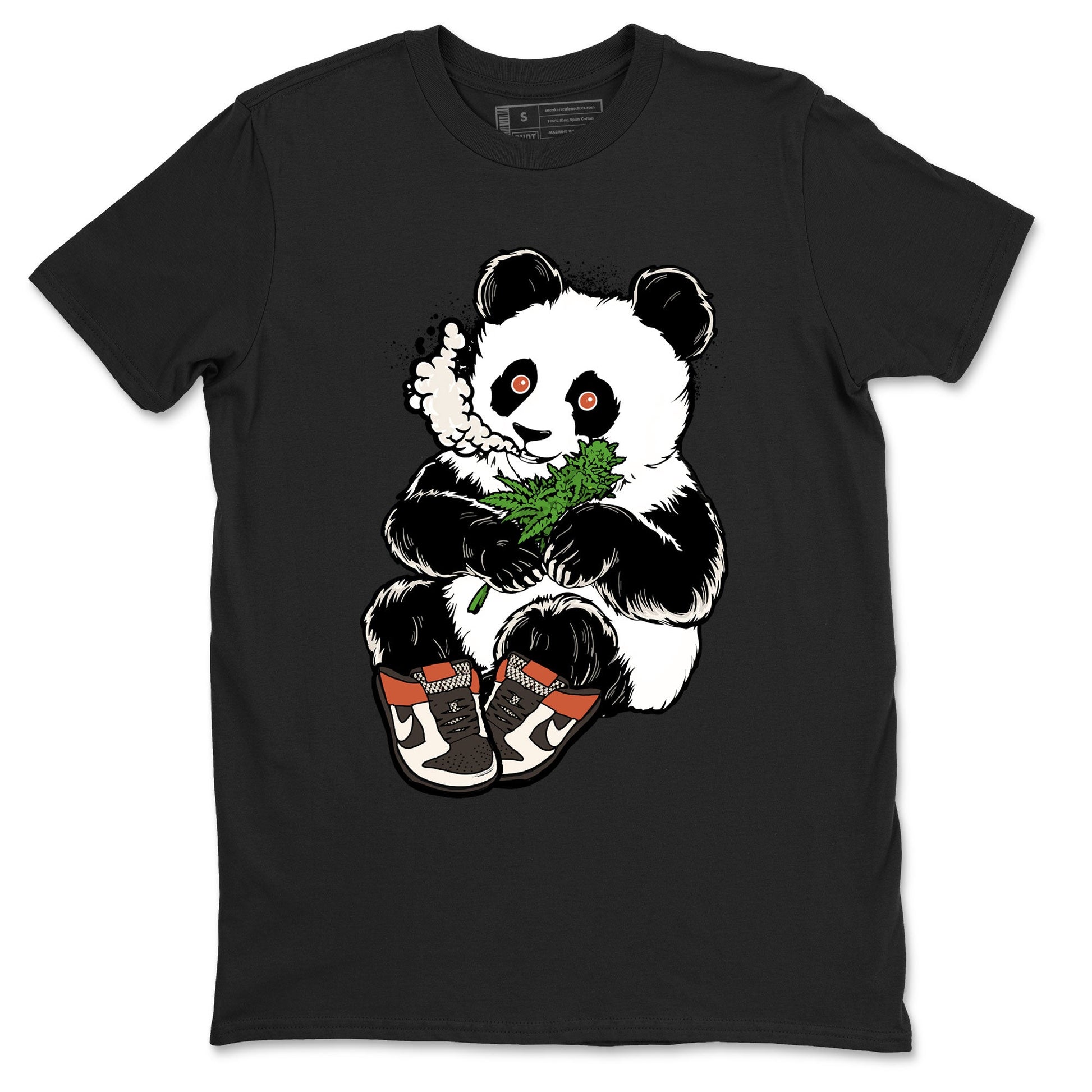 Nike Dunk Low Red Panda shirt to match jordans Smoking Panda sneaker tees Dunk Red Panda SNRT Sneaker Release Tees Unisex Black 2 T-Shirt