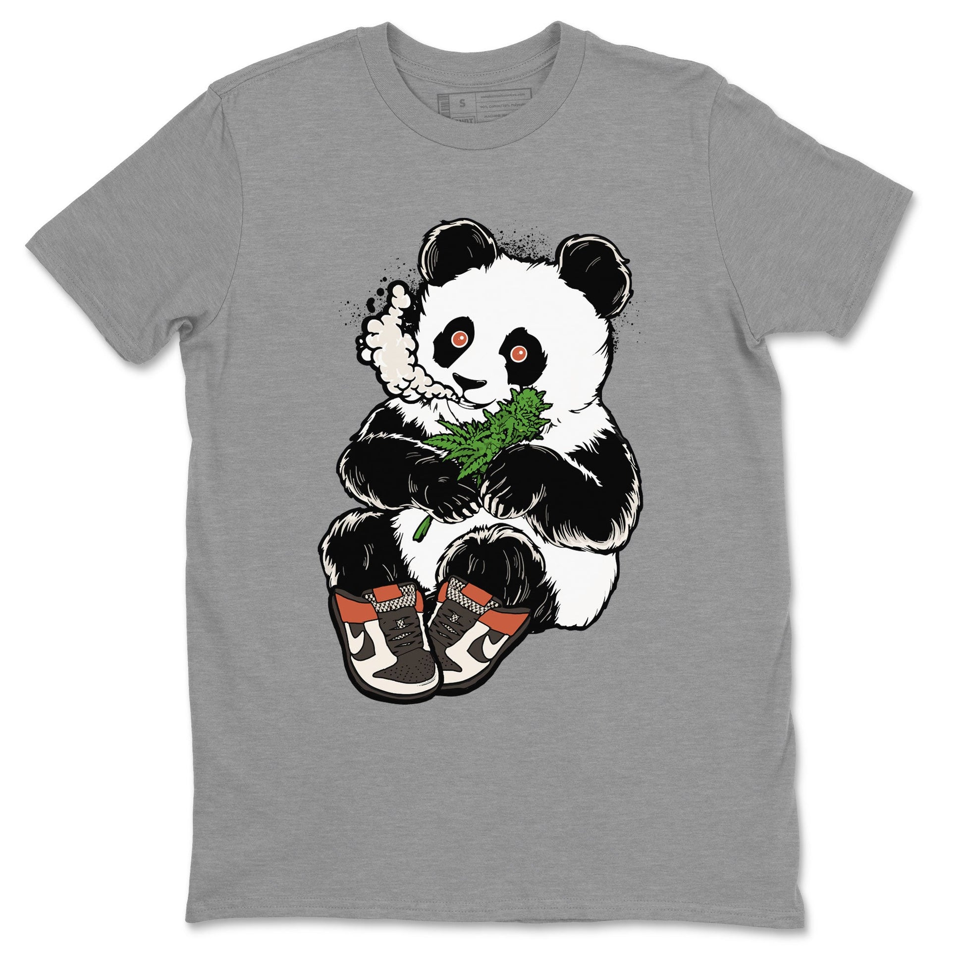 Nike Dunk Low Red Panda shirt to match jordans Smoking Panda sneaker tees Dunk Red Panda SNRT Sneaker Release Tees Unisex Heather Grey 2 T-Shirt