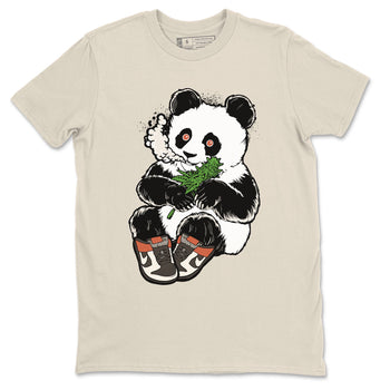 Nike Dunk Low Red Panda shirt to match jordans Smoking Panda sneaker tees Dunk Red Panda SNRT Sneaker Release Tees Unisex Natural 2 T-Shirt