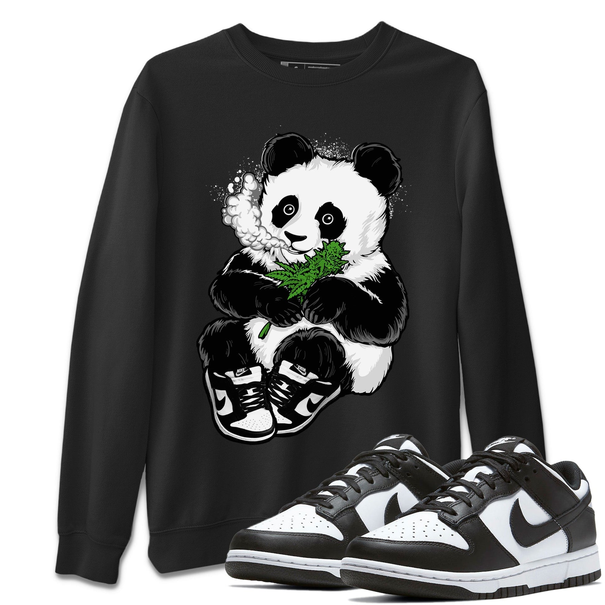 Dunk Panda Sneaker Match Tees Smoking Panda Sneaker Tees Dunk Panda Sneaker Release Tees Unisex Shirts