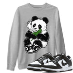 Dunk Panda Sneaker Match Tees Smoking Panda Sneaker Tees Dunk Panda Sneaker Release Tees Unisex Shirts