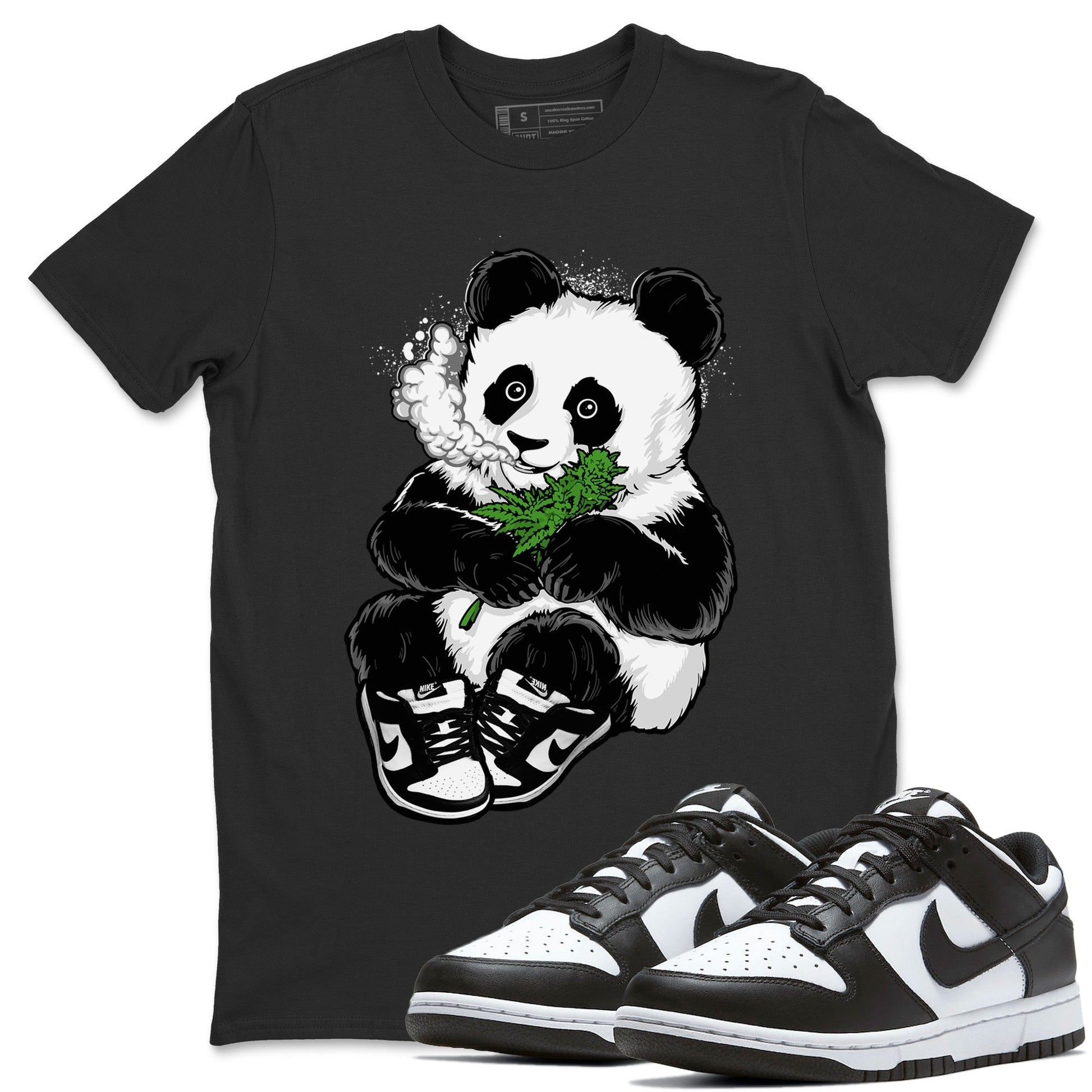 Dunk Panda Sneaker Match Tees Smoking Panda Sneaker Tees Dunk Panda Sneaker Release Tees Unisex Shirts