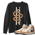 Jordan 1 Brushstroke Sneaker Match Tees Snake Sneaker Tees Jordan 1 Brushstroke Sneaker Release Tees Unisex Shirts