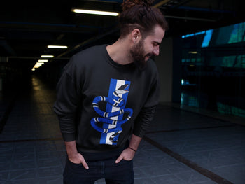 Jordan 1 Royal Black Sneaker Match Tees Snake Sneaker Tees Jordan 1 Royal Black Sneaker Release Tees Unisex Shirts