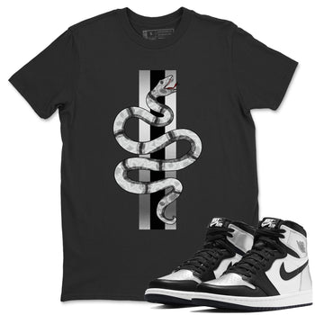 Jordan 1 Silver Toe Sneaker Match Tees Snake Sneaker Tees Jordan 1 Silver Toe Sneaker Release Tees Unisex Shirts