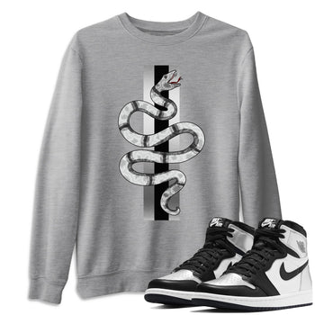 Jordan 1 Silver Toe Sneaker Match Tees Snake Sneaker Tees Jordan 1 Silver Toe Sneaker Release Tees Unisex Shirts