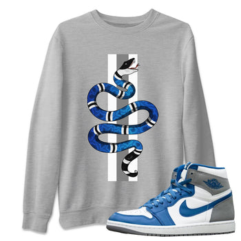 Jordan 1 True Blue Sneaker Match Tees Snake Sneaker Tees Jordan 1 True Blue Sneaker Release Tees Unisex Shirts