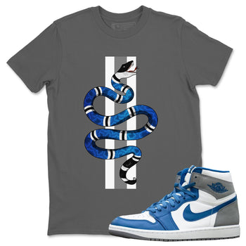 Jordan 1 True Blue Sneaker Match Tees Snake Sneaker Tees Jordan 1 True Blue Sneaker Release Tees Unisex Shirts