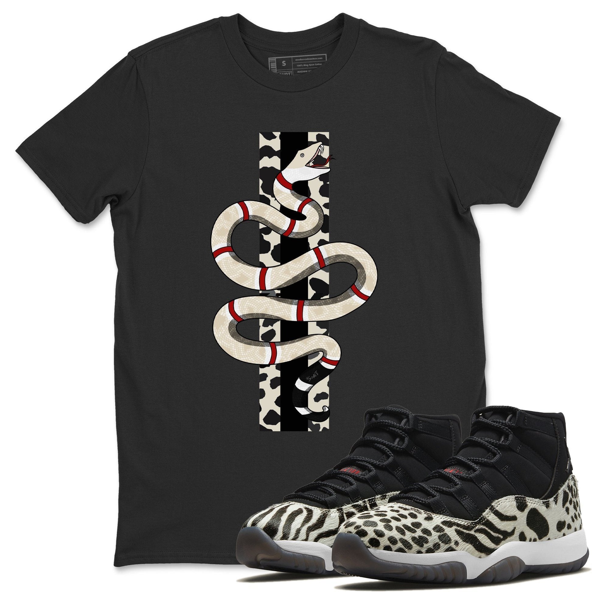 Jordan 11 Animal Instinct Sneaker Match Tees Snake Sneaker Tees Jordan 11 Animal Instinct Sneaker Release Tees Unisex Shirts
