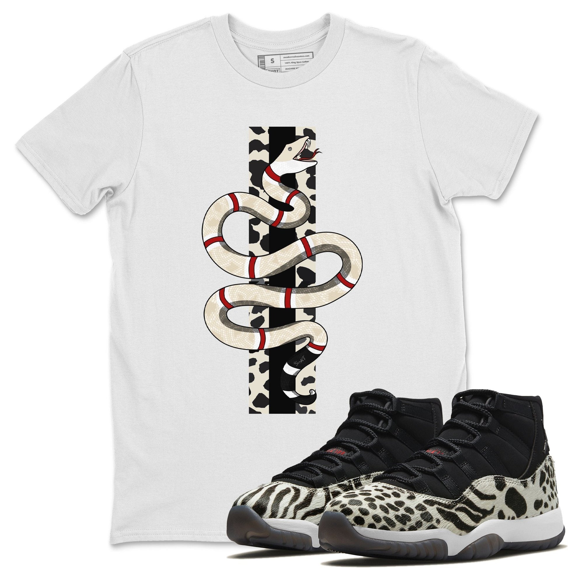 Jordan 11 Animal Instinct Sneaker Match Tees Snake Sneaker Tees Jordan 11 Animal Instinct Sneaker Release Tees Unisex Shirts