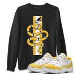 Jordan 11 Yellow Python Sneaker Match Tees Snake Sneaker Tees Jordan 11 Yellow Python Sneaker Release Tees Unisex Shirts