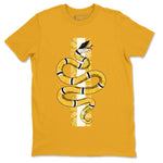 Jordan 11 Yellow Python Sneaker Match Tees Snake Sneaker Tees Jordan 11 Yellow Python Sneaker Release Tees Unisex Shirts