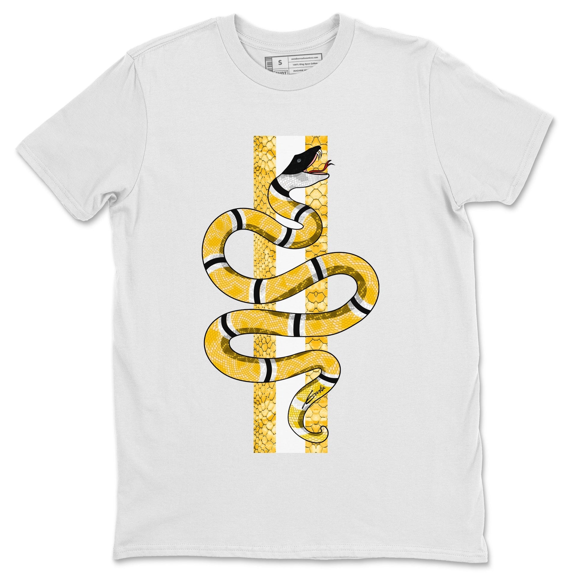 Jordan 11 Yellow Python Sneaker Match Tees Snake Sneaker Tees Jordan 11 Yellow Python Sneaker Release Tees Unisex Shirts