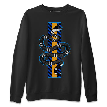 Jordan 2 OFF-WHITE Black Blue Sneaker Match Tees Snake Sneaker Tees Jordan 2 OFF-WHITE Black Blue Sneaker Release Tees Unisex Shirts