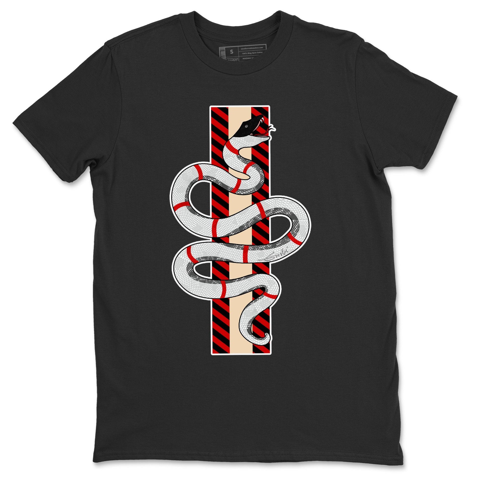 Jordan 2 OFF-WHITE Varsity Red Sneaker Match Tees Snake Sneaker Tees Jordan 2 OFF-WHITE Varsity Red Sneaker Release Tees Unisex Shirts