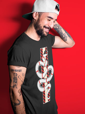 Jordan 2 OFF-WHITE Varsity Red Sneaker Match Tees Snake Sneaker Tees Jordan 2 OFF-WHITE Varsity Red Sneaker Release Tees Unisex Shirts