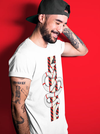 Jordan 2 OFF-WHITE Varsity Red Sneaker Match Tees Snake Sneaker Tees Jordan 2 OFF-WHITE Varsity Red Sneaker Release Tees Unisex Shirts