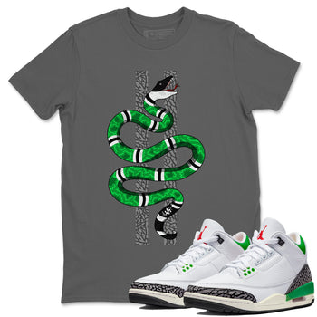Air Jordan 3 Lucky Green Sneaker Match Tees Snake Sneaker Tees Jordan 3 Retro Lucky Green Sneaker Release Tees Unisex Shirts Cool Grey 1