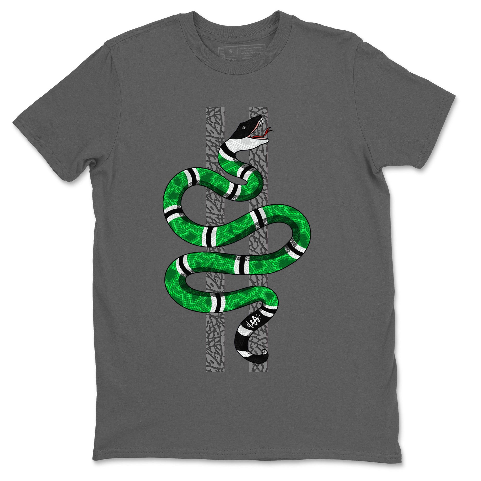 Air Jordan 3 Lucky Green Sneaker Match Tees Snake Sneaker Tees Jordan 3 Retro Lucky Green Sneaker Release Tees Unisex Shirts Cool Grey 2
