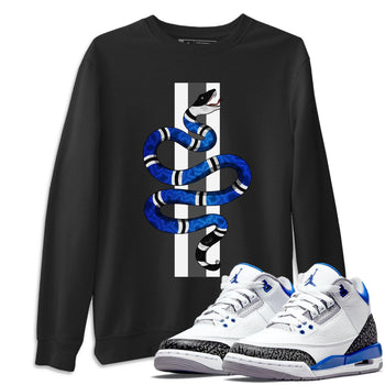 Jordan 3 Racer Blue Sneaker Match Tees Snake Sneaker Tees Jordan 3 Racer Blue Sneaker Release Tees Unisex Shirts