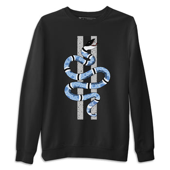 Jordan 4 University Blue Sneaker Match Tees Snake Sneaker Tees Jordan 4 University Blue Sneaker Release Tees Unisex Shirts