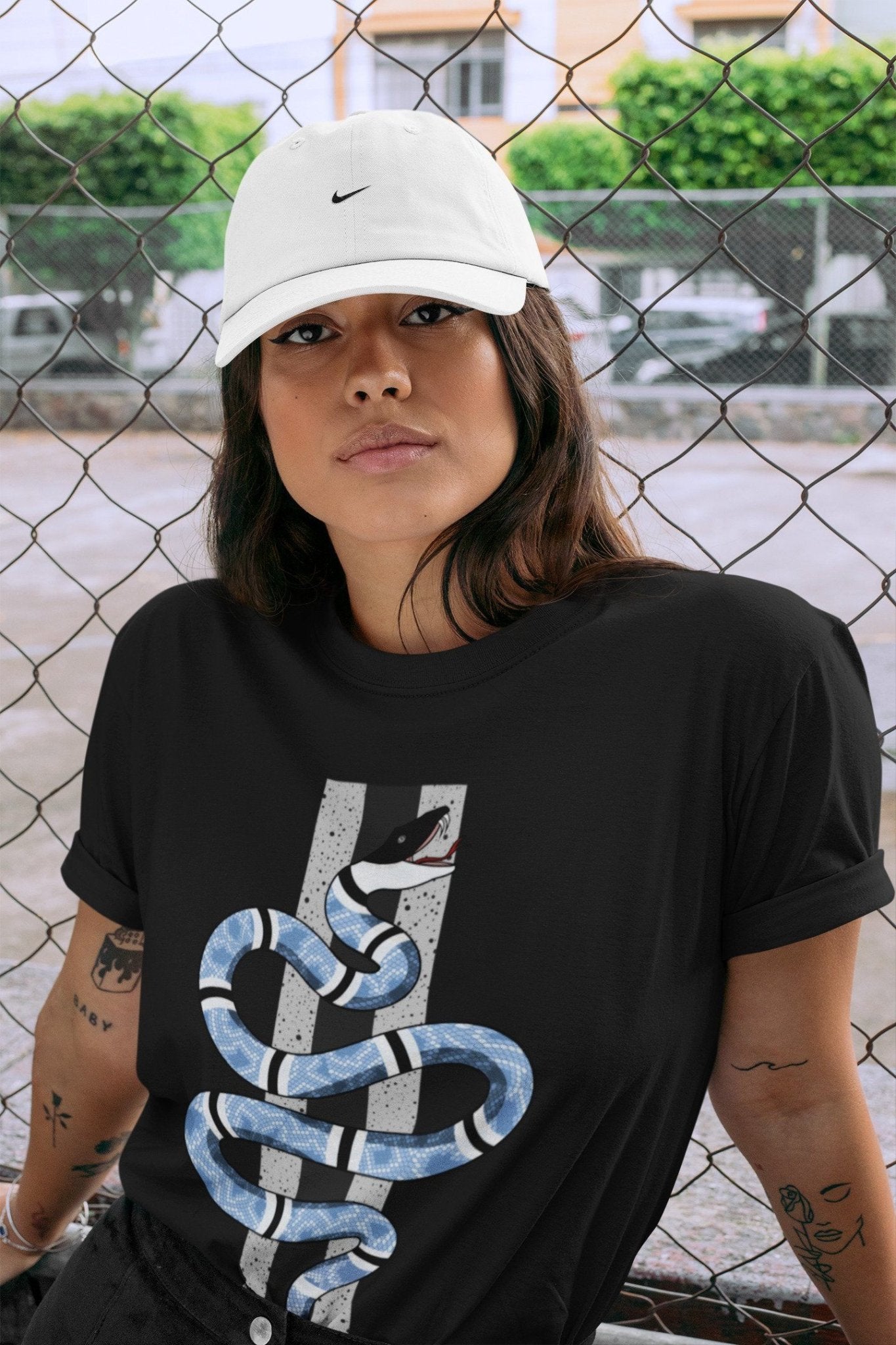 Jordan 4 University Blue Sneaker Match Tees Snake Sneaker Tees Jordan 4 University Blue Sneaker Release Tees Unisex Shirts