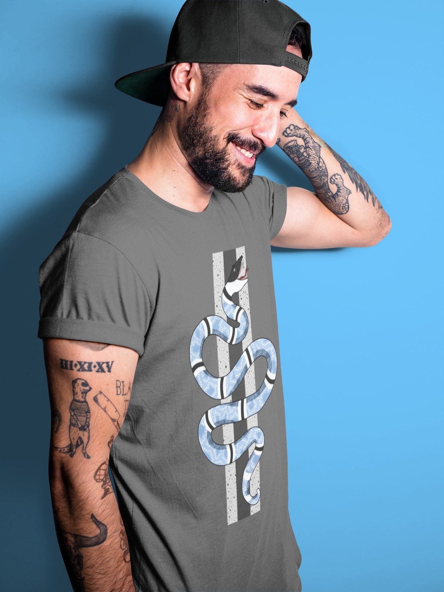 Jordan 4 University Blue Sneaker Match Tees Snake Sneaker Tees Jordan 4 University Blue Sneaker Release Tees Unisex Shirts