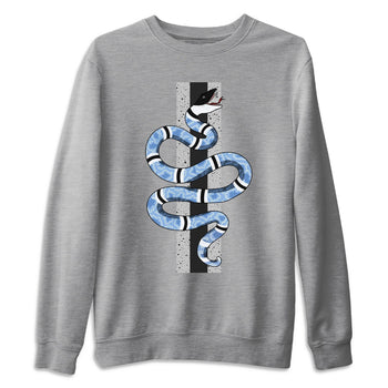 Jordan 4 University Blue Sneaker Match Tees Snake Sneaker Tees Jordan 4 University Blue Sneaker Release Tees Unisex Shirts