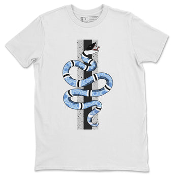 Jordan 4 University Blue Sneaker Match Tees Snake Sneaker Tees Jordan 4 University Blue Sneaker Release Tees Unisex Shirts
