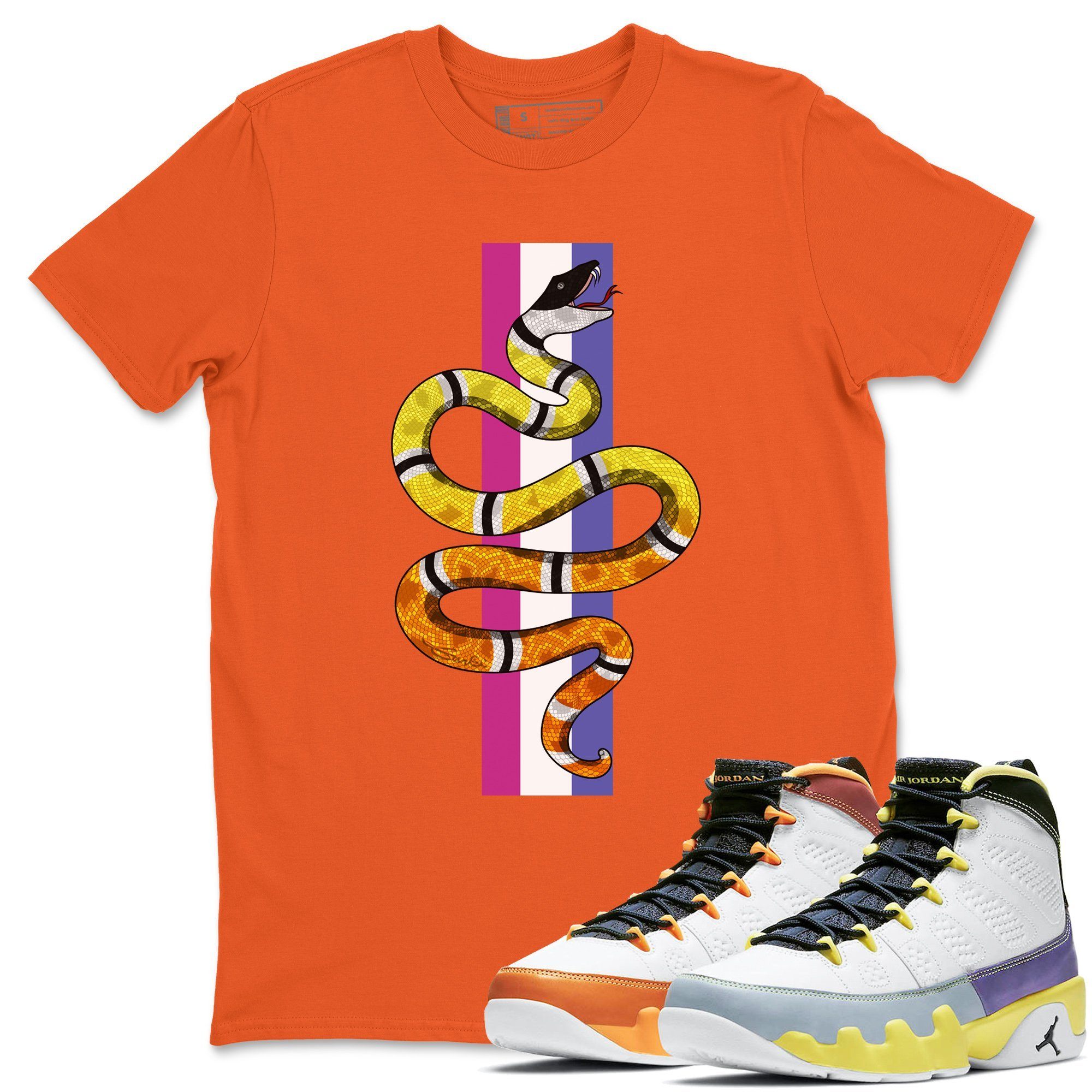 Jordan 9 Change The World Sneaker Match Tees Snake Sneaker Tees Jordan 9 Change The World Sneaker Release Tees Unisex Shirts