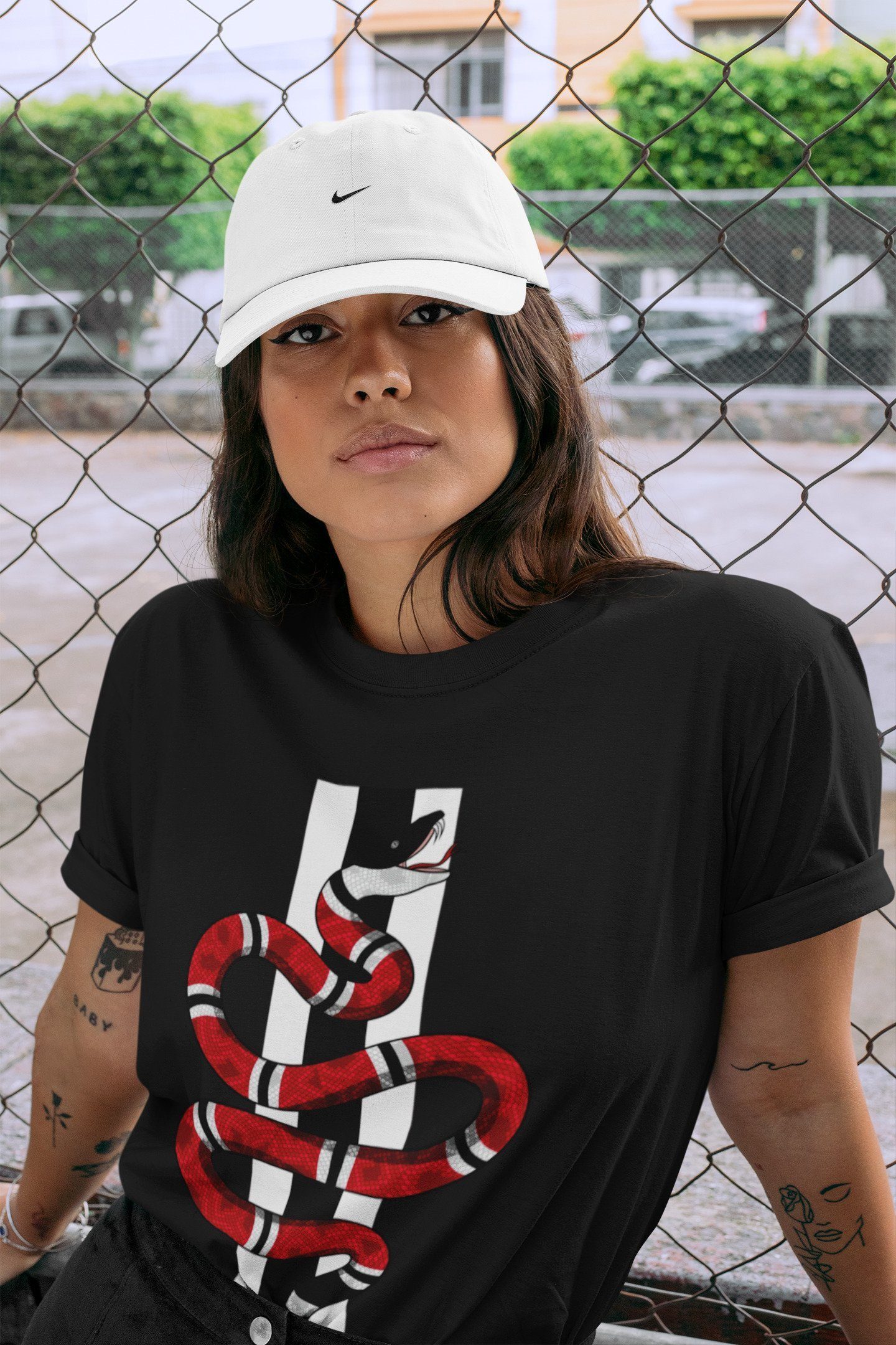 Jordan 1 Chicago Sneaker Match Tees Snake Sneaker Tees Jordan 1 Chicago Sneaker Release Tees Unisex Shirts