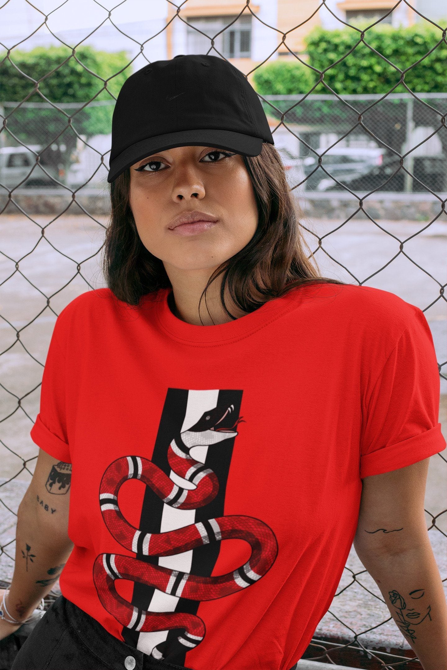 Jordan 1 Chicago Sneaker Match Tees Snake Sneaker Tees Jordan 1 Chicago Sneaker Release Tees Unisex Shirts