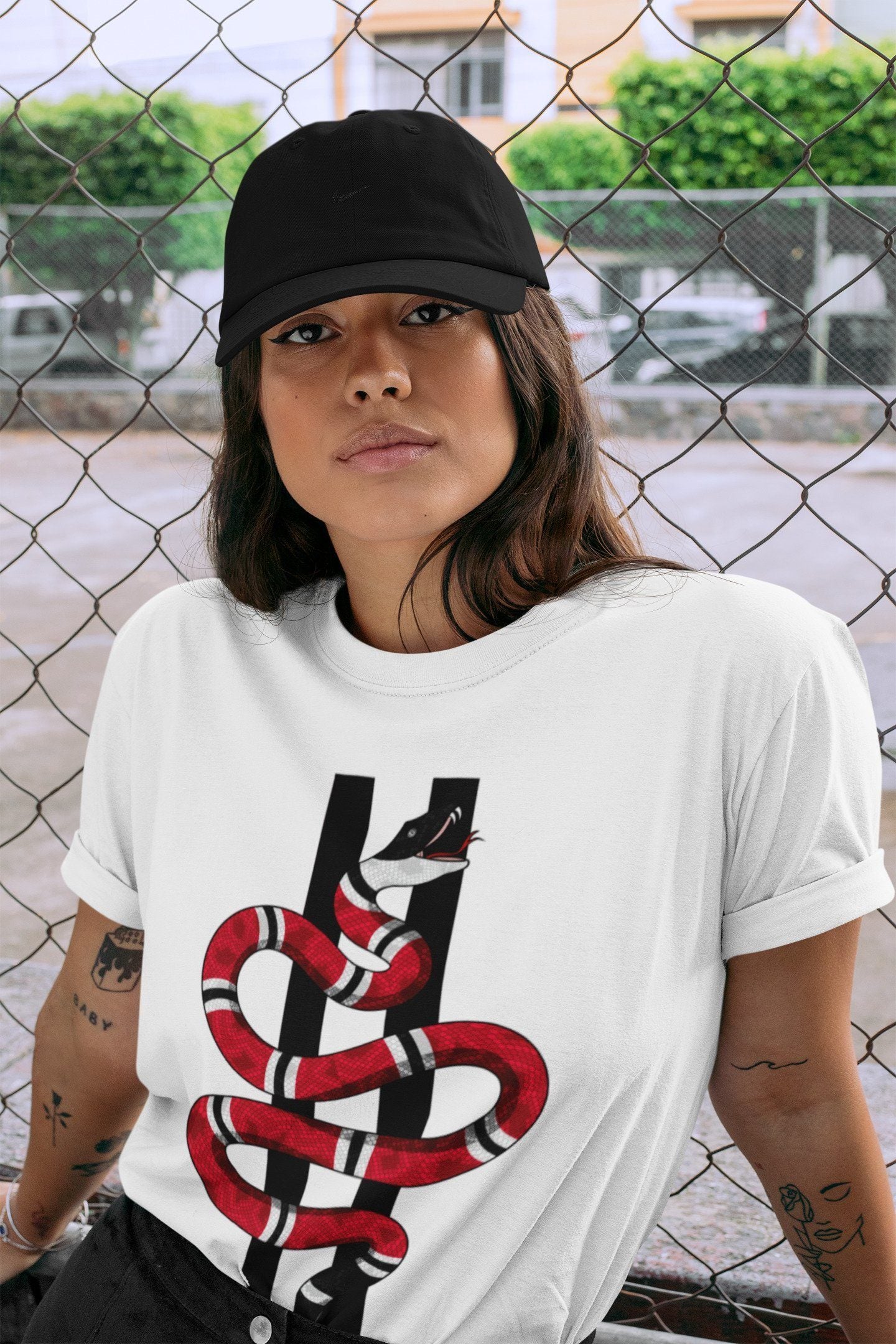 Jordan 1 Chicago Sneaker Match Tees Snake Sneaker Tees Jordan 1 Chicago Sneaker Release Tees Unisex Shirts