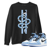 Jordan 1 University Blue Sneaker Match Tees Snake Sneaker Tees Jordan 1 University Blue Sneaker Release Tees Unisex Shirts