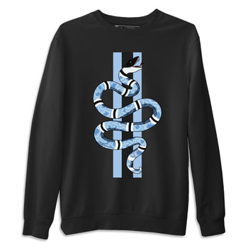 Jordan 1 University Blue Sneaker Match Tees Snake Sneaker Tees Jordan 1 University Blue Sneaker Release Tees Unisex Shirts