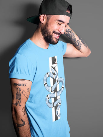 Jordan 1 University Blue Sneaker Match Tees Snake Sneaker Tees Jordan 1 University Blue Sneaker Release Tees Unisex Shirts