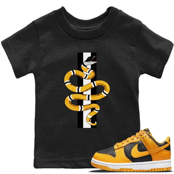 Dunk Championship Goldenrod Sneaker Match Tees Snake Sneaker Tees Dunk Championship Goldenrod Sneaker Release Tees Kids Shirts