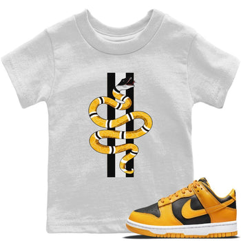 Dunk Championship Goldenrod Sneaker Match Tees Snake Sneaker Tees Dunk Championship Goldenrod Sneaker Release Tees Kids Shirts