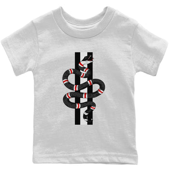 Jordan 12 Playoffs Sneaker Match Tees Snake Sneaker Tees Jordan 12 Playoffs Sneaker Release Tees Kids Shirts